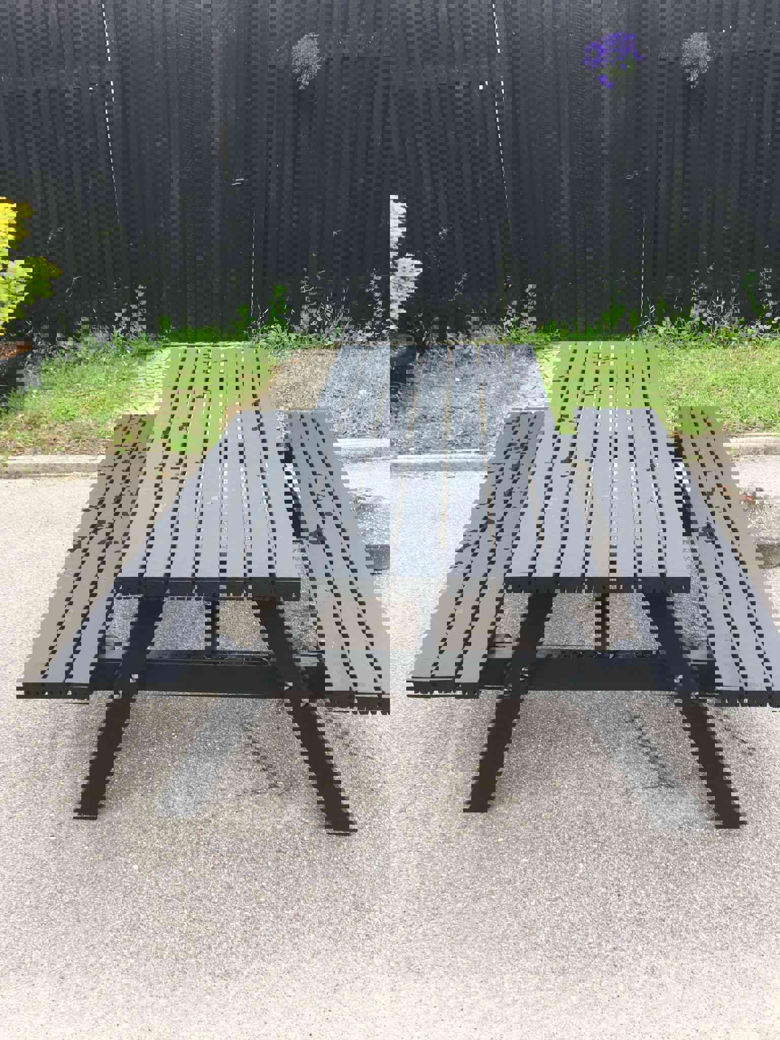 Sort træbænk
